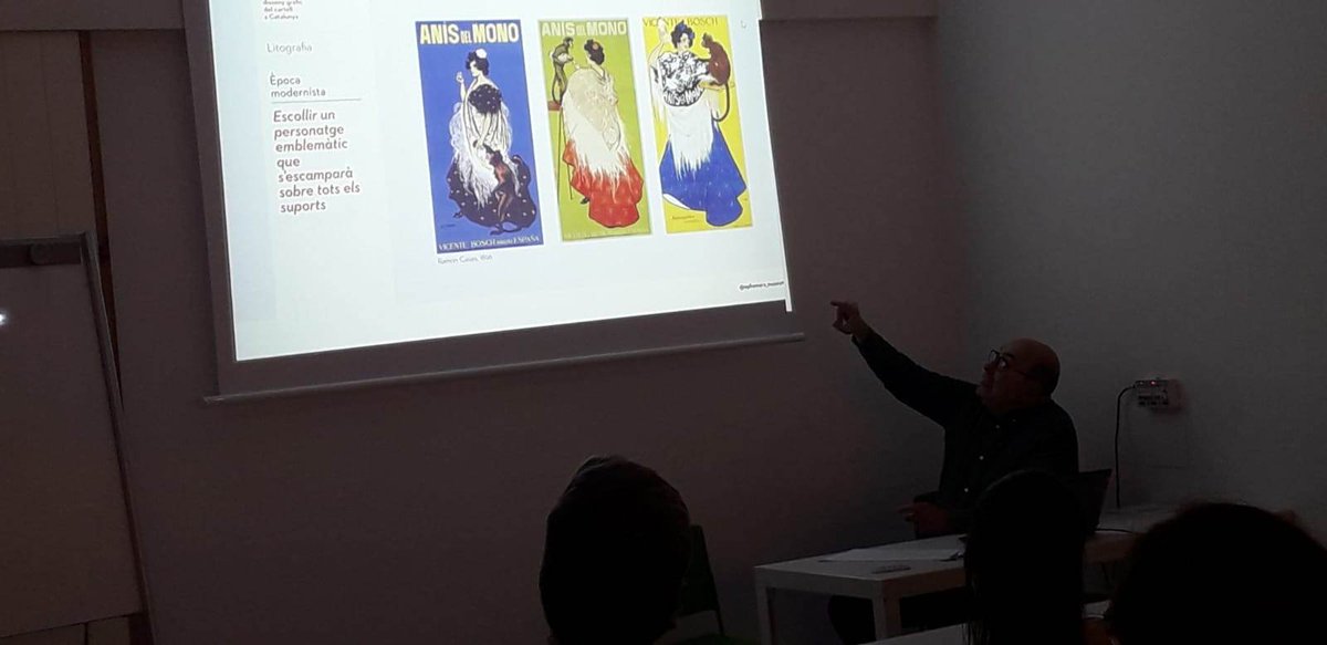GTDocGrafics's tweet photo. Imatges de la 1a sessió del curs sobre Història i tractament #documental de material gràfic: #cartells
organitzat pel @GTDocGrafics del @cobdc 
a la Bib. Montserrat Abelló i @BiblioCatalunya 

#DocsGrafics https://t.co/lRsBchlRP2