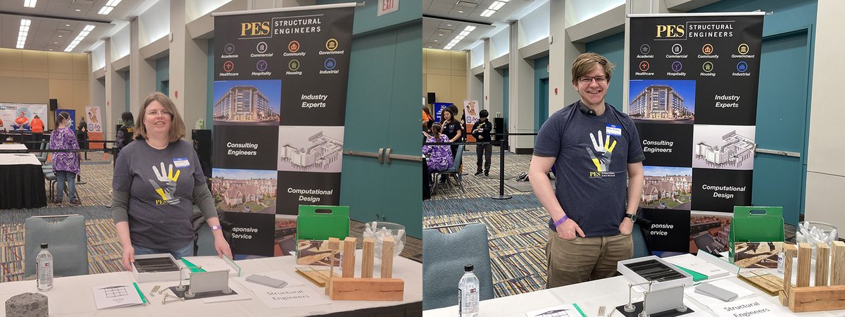 This past Saturday, 2/4/23, at the @Connecticut Convention Center, Tracy Bloch, M.S.,P.E. and Nathan Sherman engaged and interacted with #students ages 8 to 14 at the Society of Women Engineers Conference &amp; STEM event. Such a great #future for #engineering !