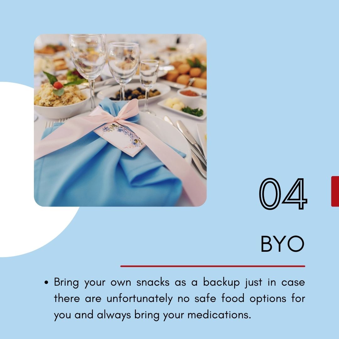 💍 Attending a wedding with food allergies can be a challenge, but with proper planning &amp; communication, you can have a stress-free &amp; enjoyable experience the way it should be.⁠
⁠
👍 Tweet back your own tips!⁠
⁠
#foodallergies #weddingtips #weddingfood