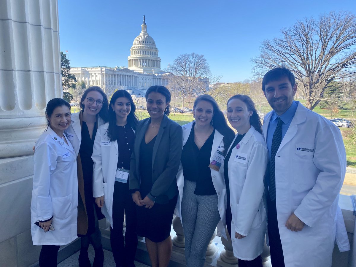 Grateful for ⁦the warm welcome to the office of <a href="/RepMcGovern/">Rep. Jim McGovern</a>⁩.

⁦Proud of these residents for advocating for:
- HR 1117 Safe Meds for Moms &amp; Babies Act
- Investment in Medicare payment solutions
- Continued support for #Abortion Access

⁦<a href="/ACOGAction/">ACOG Action</a>⁩ ⁦#CLC2023