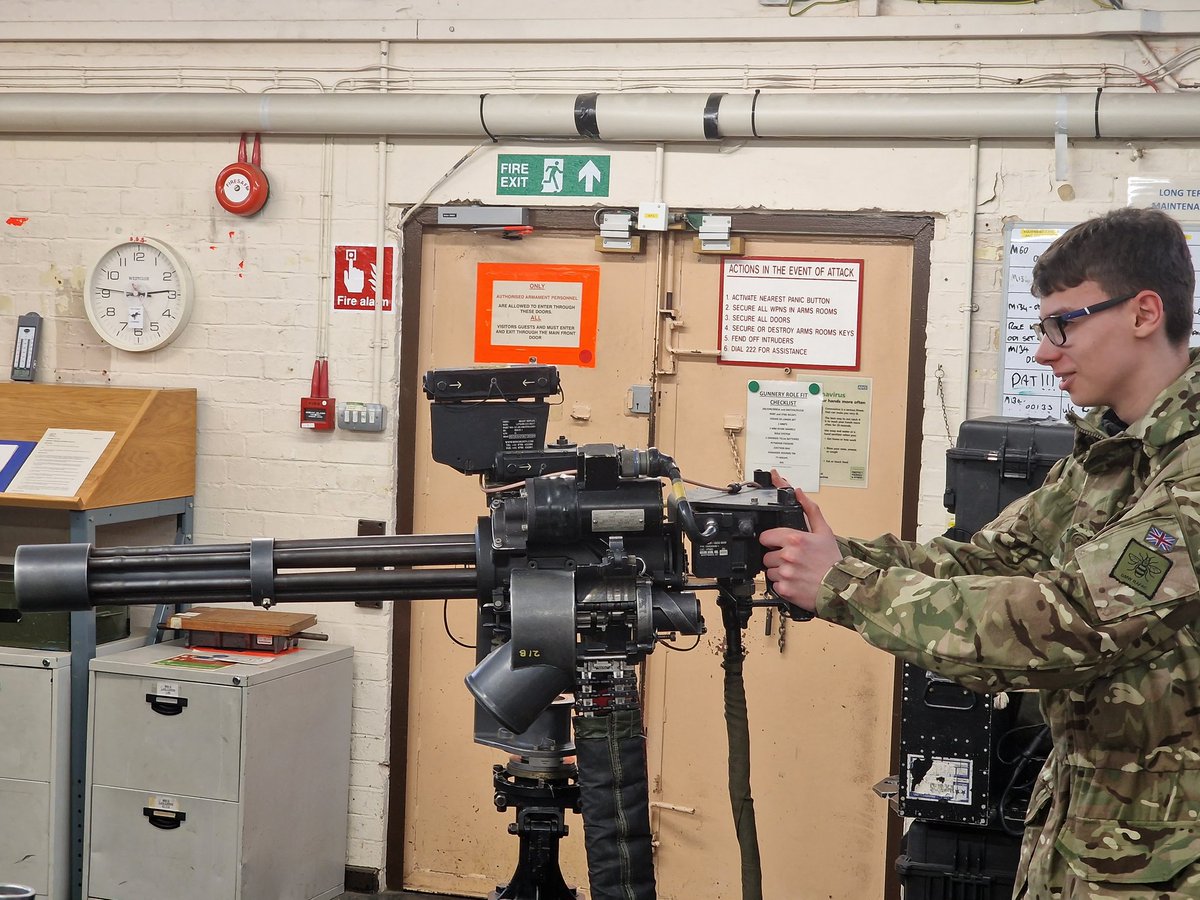 RAF Experience Camp Day 2 saw cadets visiting RAF Odiham 27 Sqn, armoury and survival training. You can't beat getting hands on with some Gucci kit. #Team70 #whatwedo #weekoffschool <a href="/gmaircadets/">Greater Manchester Wing - RAF Air Cadets</a>