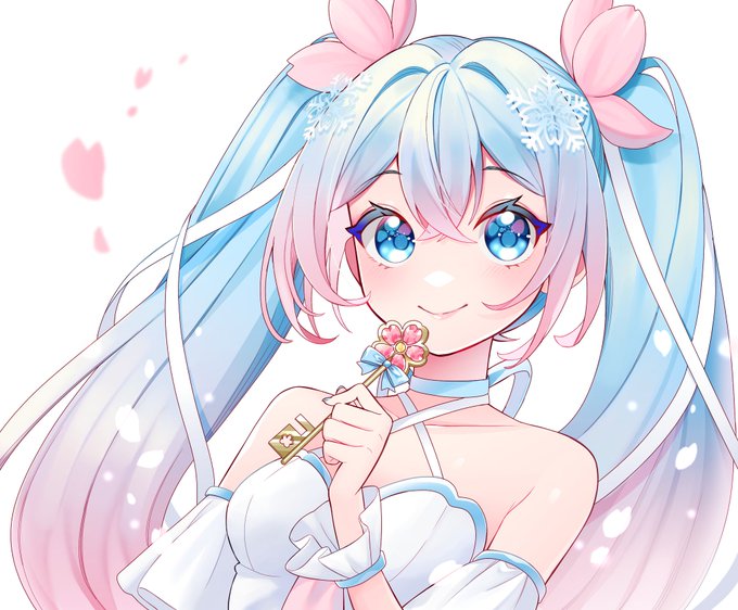 桜雪ミクさんの季節ですね 