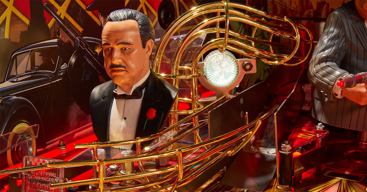 Jersey Jack Pinball the Godfather 50th Anniversary pinball machines are here to make you an offer you can’t refuse joblo.com/the-godfather-…