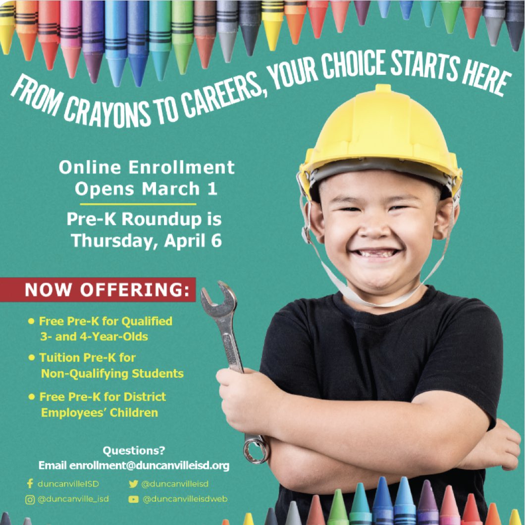Duncanville ISD on Twitter "RT Alexander_Elem PreK Enrollment is