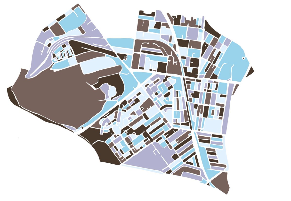 A postcode created for the #PostCodeProject⁠
This was such a good project to do during lockdowns, when I didn't have the energy to choose the next map to do. I just worked my way down through a list of numbers. ⁠
They're cool &amp; give a sense of place, useless for navigation!