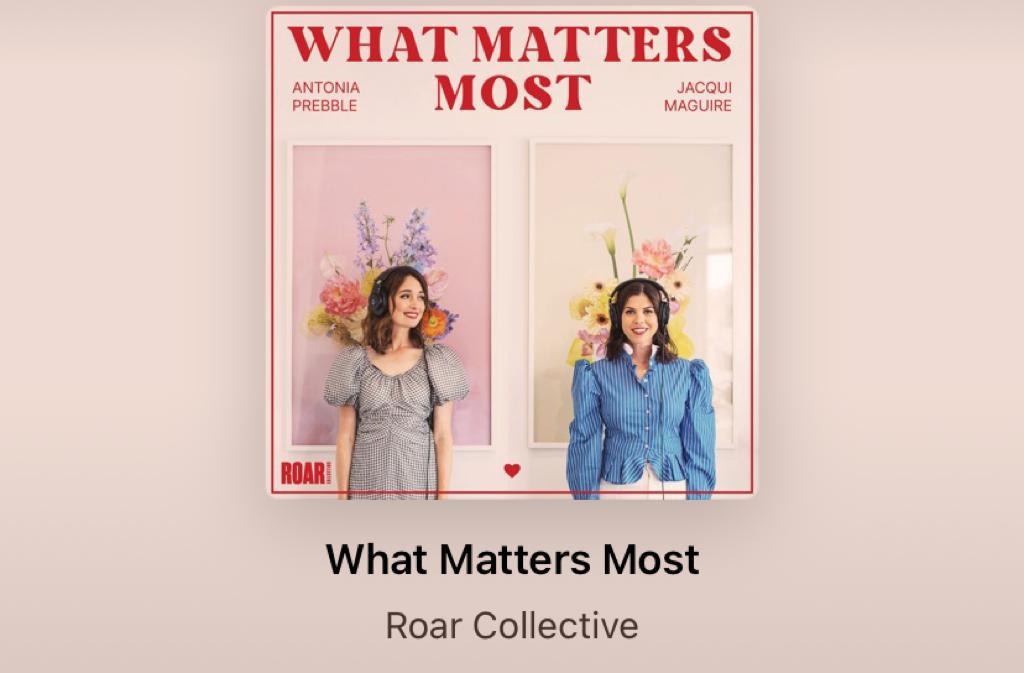 I've got a new podcast! It's called What Matters Most and episode 1 is out now ❤️ available wherever you get your podcasts, I would love to hear what you think x