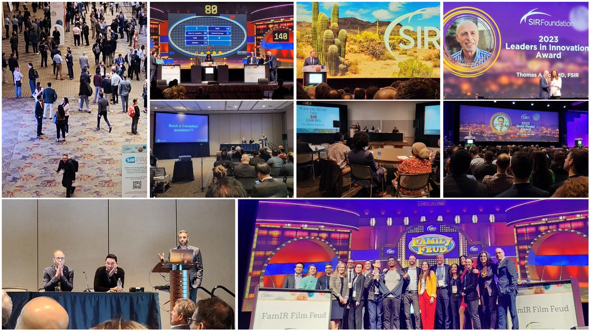 Packed sessions, excellent speakers - and, of course, awesome 🇨🇦 representation at <a href="/SIRspecialists/">Society of Interventional Radiology</a> #SIRPHX23 #MedEd #IRad #TwittIR 

w / <a href="/amolmujoomdar/">Amol Mujoomdar</a> <a href="/tara_tlg/">Tara graham</a> <a href="/AlannaJSupersad/">Alanna Supersad</a> <a href="/CAIRrfs/">CAIR Resident, Fellow, Student Section</a> <a href="/I_Radnan/">Adnan Hadziomerovic</a> <a href="/IamCdnIRad/">Jason Wong</a>