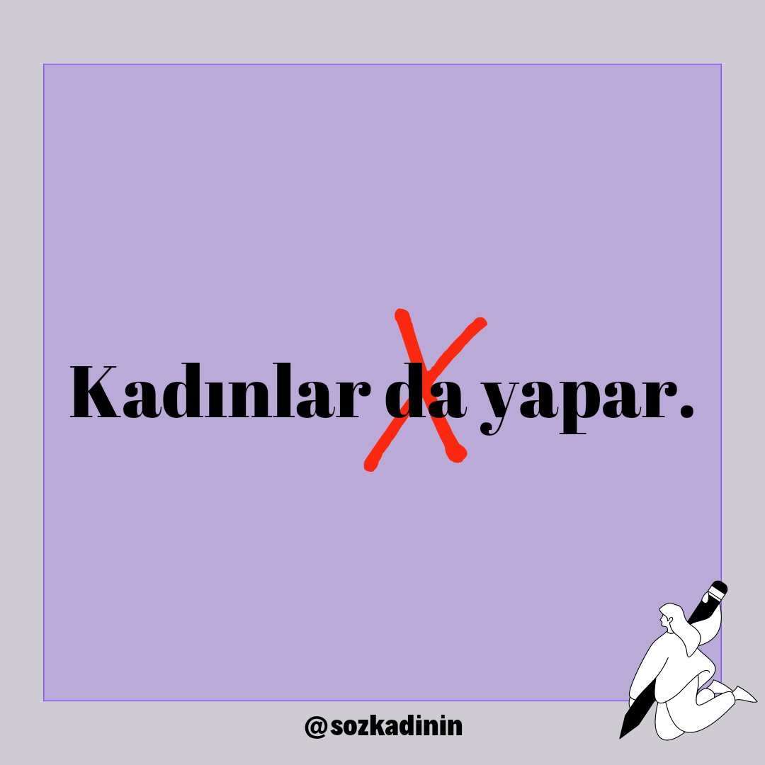 Bazı ekler lüzumsuzdur.

#DünyaKadınlarGünü #KadınlarYapar #AslaYalnızYürümeyeceksin #SözKadının #8Mart #KadınCinayetleriPolitiktir
#KadındayanısmasıYasatır