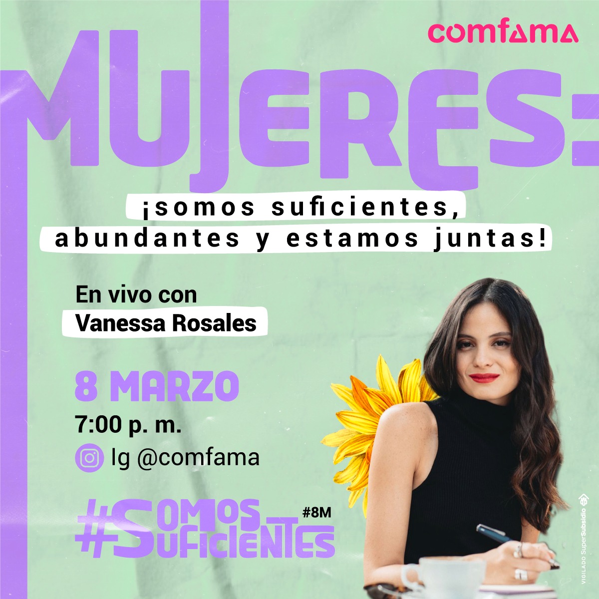 NiaCano's tweet photo. *Mujeres, ¡somos suficientes, abundantes y estamos juntas!  

Este *8M: Día Internacional de la Mujer* conectándonos a una conversación con Vanessa Rosales, historiadora de la liberación de la mujer, escritora y columnista de moda.
#SomosSuficientes  #MujeresSuficientes https://t.co/96ZQQjUZtD