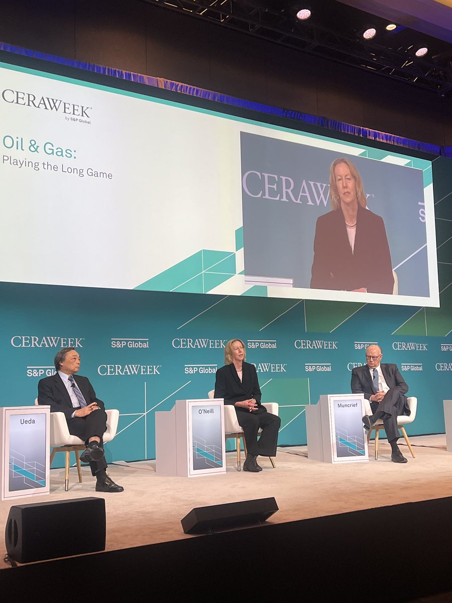 BasilZempilas's tweet photo. Head office in the @CityofPerth but a huge global presence… @WoodsideEnergy CEO Meg O’Neil on Woodside’s ambition to thrive through the energy transition by building a low cost, lower carbon, profitable, resilient and diversified portfolio. #CeraWEEK @CERAWeek @HoustonTX #WECP https://t.co/TK9fjpAciK