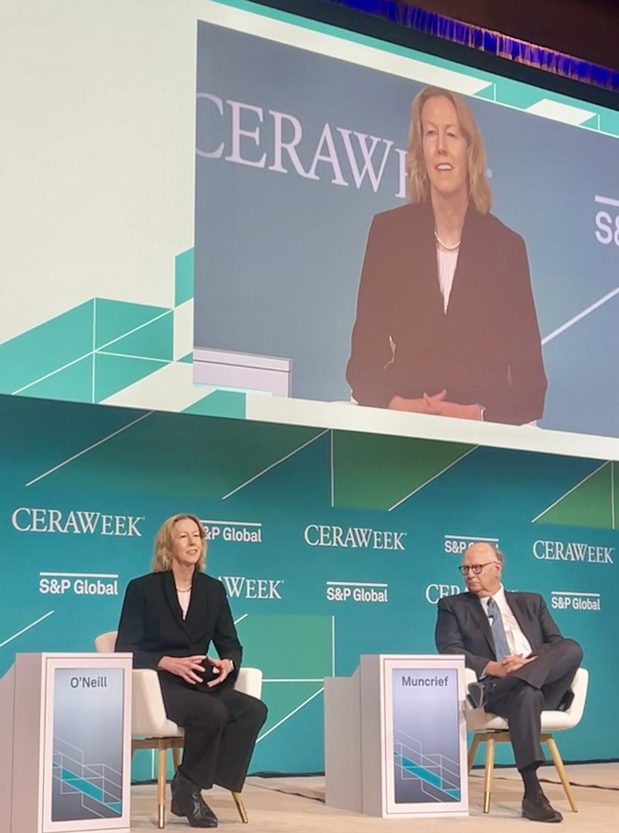 BasilZempilas's tweet photo. Head office in the @CityofPerth but a huge global presence… @WoodsideEnergy CEO Meg O’Neil on Woodside’s ambition to thrive through the energy transition by building a low cost, lower carbon, profitable, resilient and diversified portfolio. #CeraWEEK @CERAWeek @HoustonTX #WECP https://t.co/TK9fjpAciK