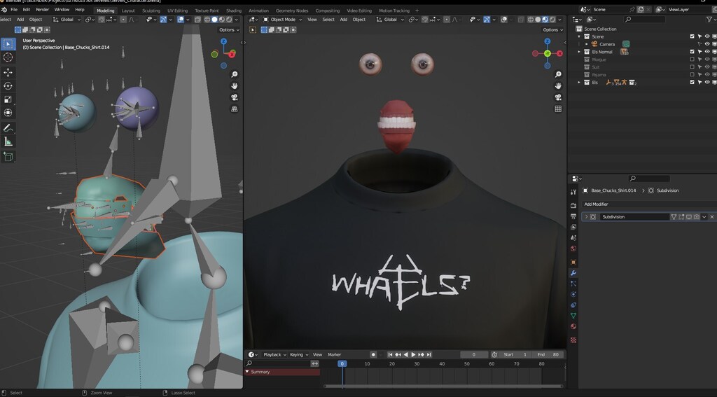 els_lvn's tweet photo. Rigging so fฬตuฬตnฬต ๐๐๐ #3Dfilmmaking #3danimation #NotAI #3dart #blender #b3d #3dArt #3dArtist https://t.co/Gdn5OCqRjF