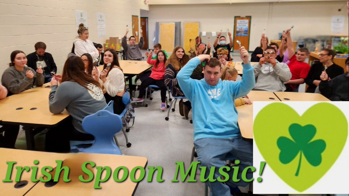 The luck 🍀of the Irish 🇨🇮 was with PALS Club today! Students danced the Irish Jig 🕺, played 🥄 🎶,  and listened to bagpipes! 🌈
Thank you <a href="/DariusKaufmann/">Darius Kaufmann</a> for a great time! 👍 <a href="/BtpsSrvcs/">BTPSSpecialSrvcs</a> <a href="/BTHSDragons/">BTHS</a> <a href="/BTUnifiedSports/">@BTHSUnifiedSports</a>