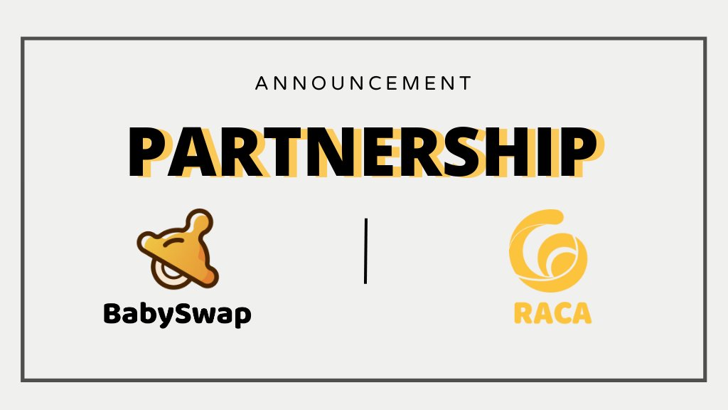 📢#RACA is announcing a partnership with <a href="/babyswap_bsc/">BabySwap</a>. 
👶🏻BabySwap is a #MetaFi project featuring an NFT collection, an AMM exchange and additional #Web3  services! 
🚀#RACA welcomes BabySwap to its #Metaverse as an official partner! 
🥳Stay tuned!
#RACApartner $RACA #LFG