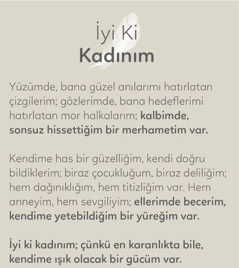 ceyhanoguzhan's tweet photo. ataerkil topluma karşı dimdik ayakta duran bütün kadınlarımızın Dünya Kadınlar günü kutlu olsun.......kadın önce kendi değerini farketmeli sevgiler 🤍 #8M2023 

 #8M2023 https://t.co/qstyC1gMqM