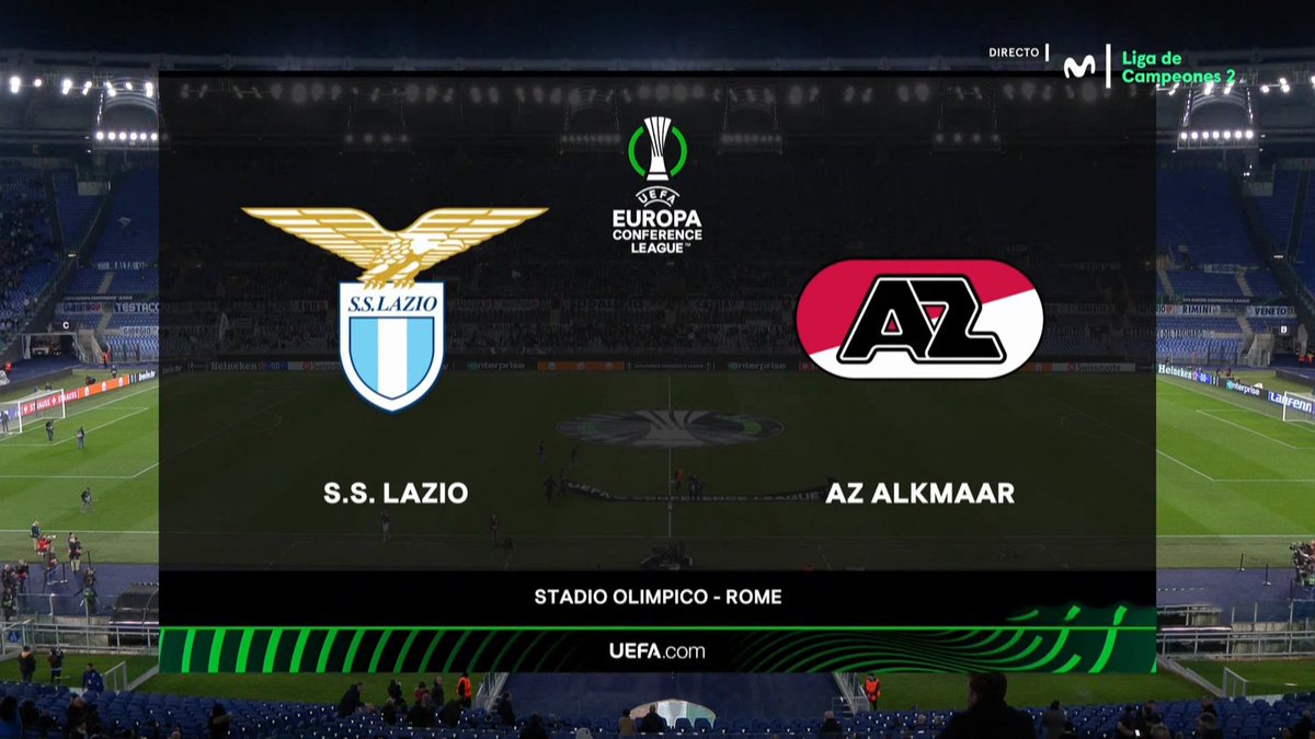 Full match: Lazio vs AZ AZ Alkmaar