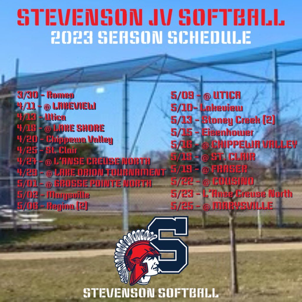 2023 schedules!❤️🥎💙