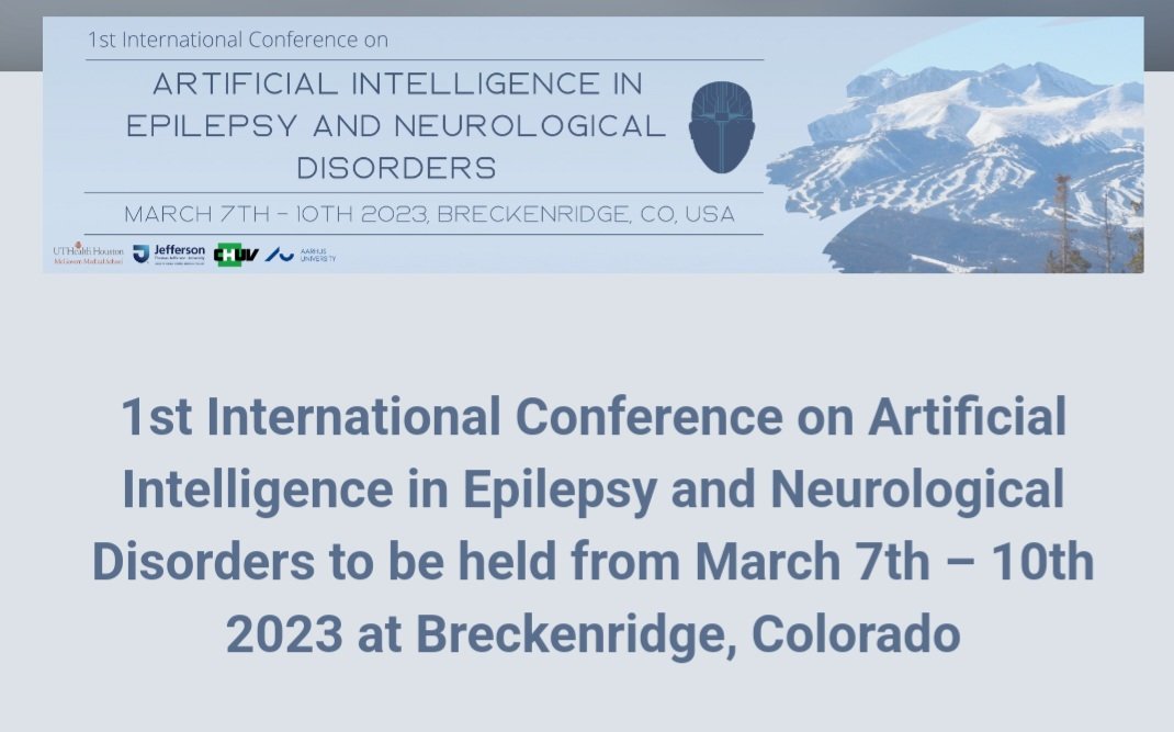 Pumped about the Inaugural Conference on #ArtificialIntellegence in #Epilepsy/#Neurosciences. This will be epic! And in beautiful #Breckenridge, no less! #AI_epilepsy

#neuroengineering #datascience #brain #neurosurgery #machinelearning #braintech #dynamics