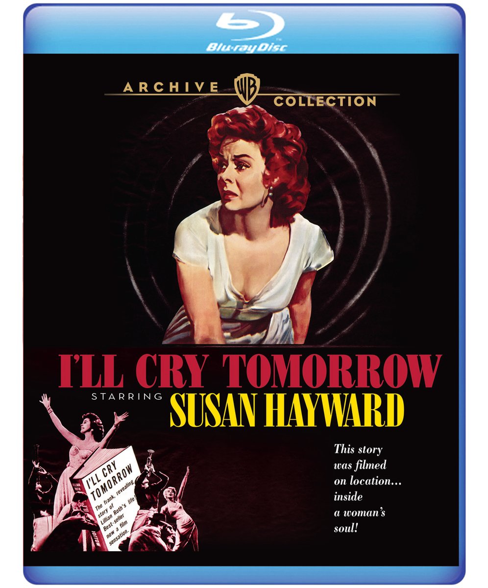 Now available on Blu-ray from the Warner Archive Collection! In I’ll Cry Tomorrow, Susan Hayward offers an unforgettable portrayal of singer Lillian Roth's triumph over tragedy and alcoholism, based on Roth's best-selling autobiography. amazon.com/Ill-Tomorrow-b…