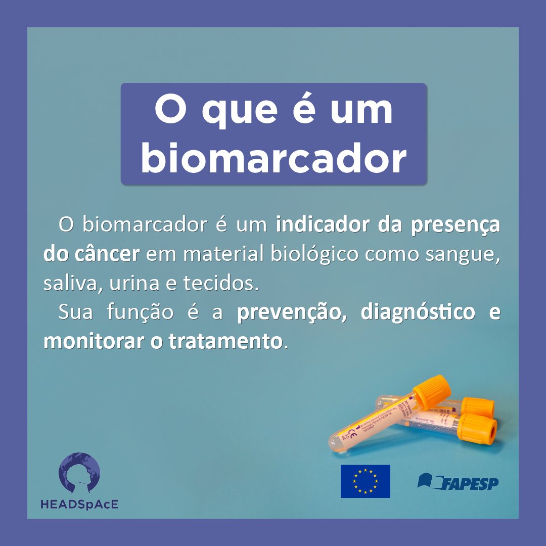 HEADSpAcE_Study's tweet photo. Biomarker in head and neck cancer

Biomarcador en cáncer de cabeza y cuello

Biomarcador em câncer de cabeça e pescoço

 #msca #H2020 

@HorizonEU https://t.co/lJ1N5SVwim