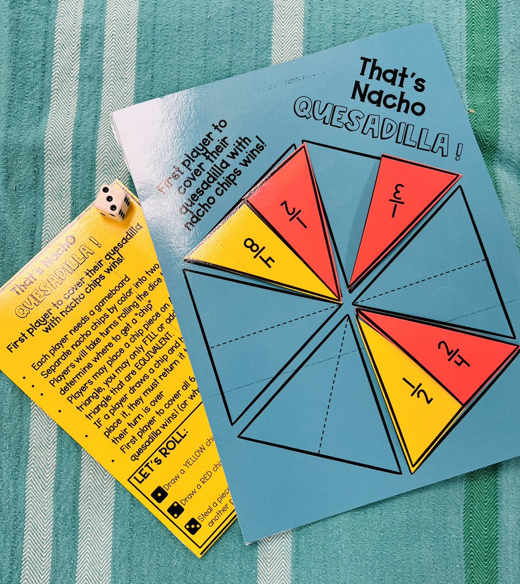 We had a lot of fun reviewing for our Fraction test at our Fraction Fiesta! #ACECubs