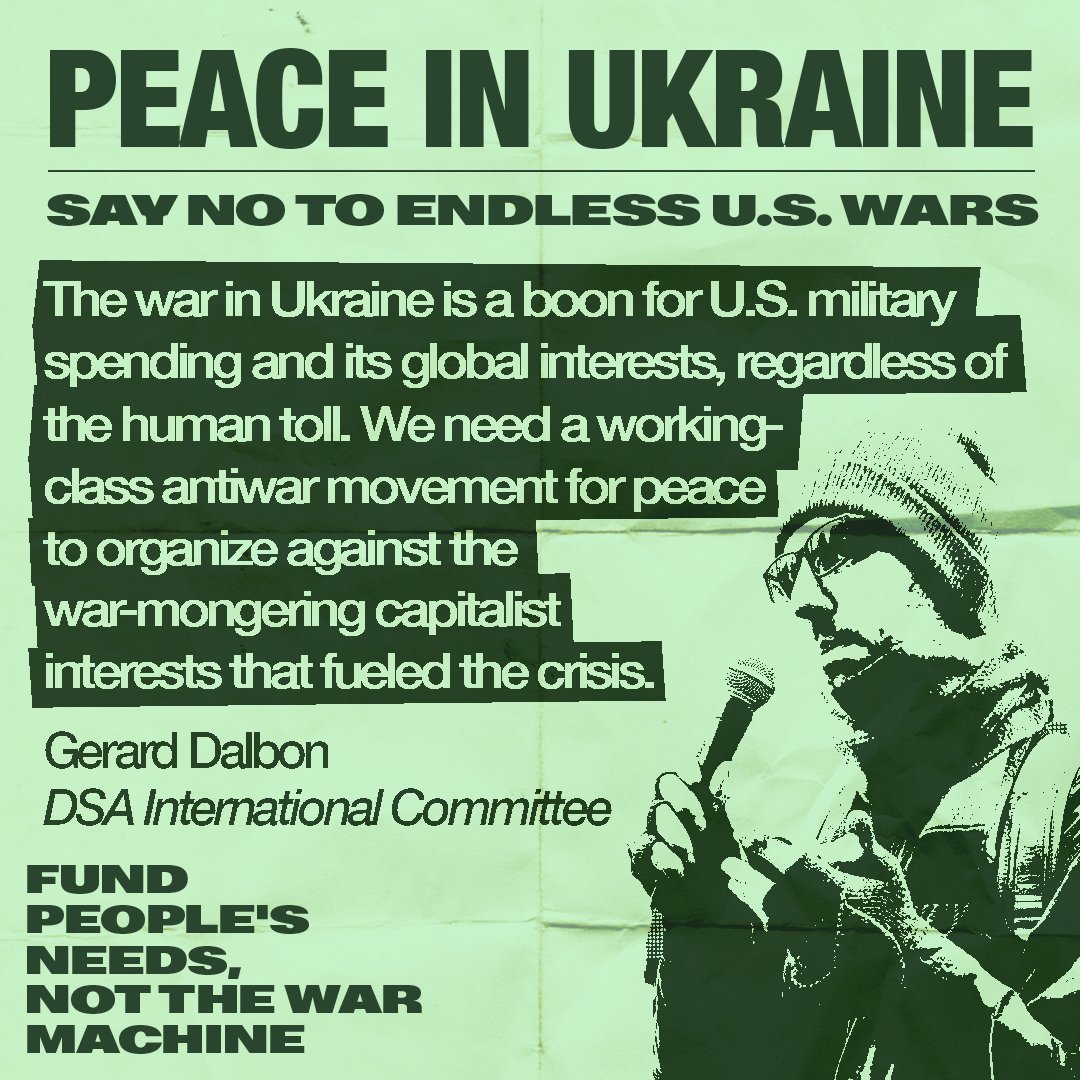 answercoalition's tweet photo. The war in Ukraine is a boon for U.S. military spending and its global interests, regardless of the human toll. 

Demand peace! March with us⤵️

📝Saturday March 18, 1pm
📍Washington, D.C., the White House https://t.co/vOV4h4VdVI