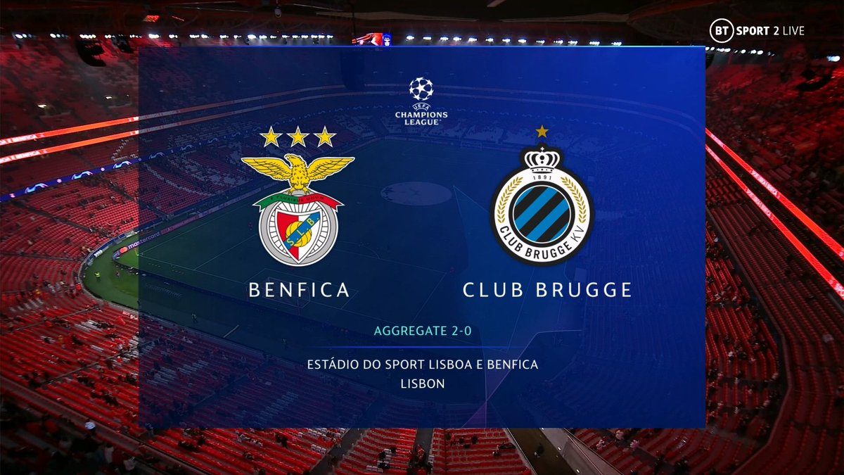 Full match: Benfica vs Club Brugge
