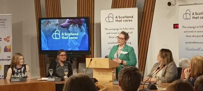 What a day! @scottishcare #ScotSCnurse23 followed by #scotlandcares reception @ScotParl #socialcare owning it’s place & leading the way. Feeling inspired but tired 💫🥱