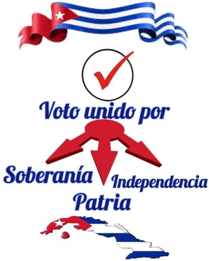 ¡Yo Voto por #Cuba 🇨🇺, #YoVotoXTodos!
Los cubanos estamos convocados a un ejercicio democrático para elegir el próximo 26 de marzo a los 470 diputados a la Asamblea Nacional del #PoderPopular <a href="/MincinCuba/">Comercio Cuba</a> <a href="/BetsyDazVelzqu2/">Betsy Díaz Velázquez</a>