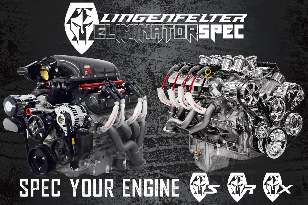 LingenfelterLPE's tweet image. Don’t settle for a #CrateEngine, Lingenfelter Eliminator Spec Engines are custom built for your car or truck to your specifications from the block up.
Engineered For The Track, Bred For The Street!  
To customize your own Eliminator Spec Engine, visit the link in our bio!