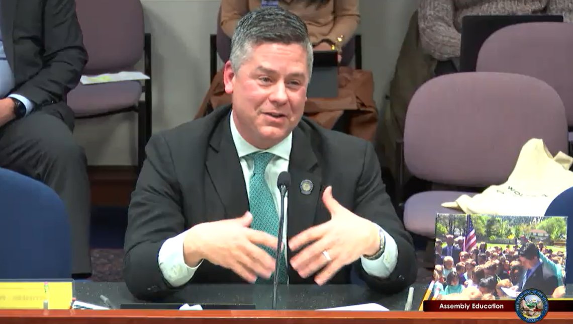 NVconservation's tweet photo. We’re thankful for #NVLeg Speaker @SteveYeagerNV sponsoring #AB164 to help NV students get equitable access to the great outdoors. #NVLeg https://t.co/3PNOuMgtxj