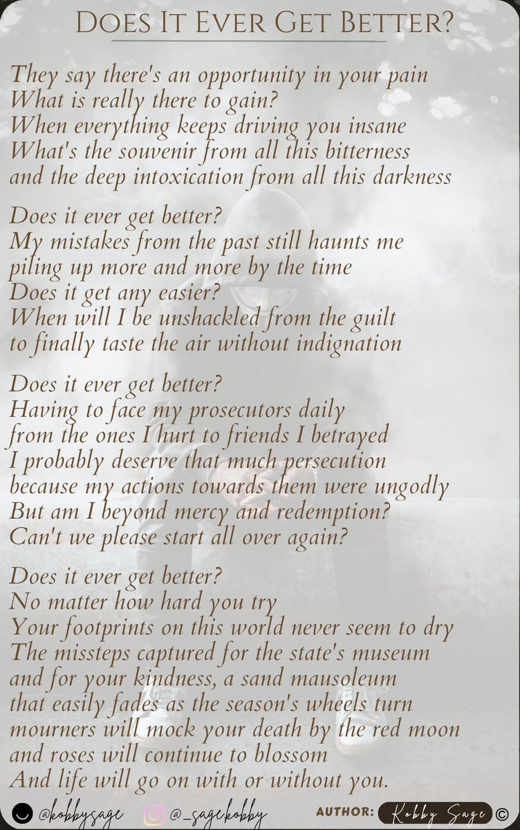#poetry
#poet 
#poem  
#PoetryInMotion
#poetrylovers 
#poetrytwitter 
#poetrycommunity 
#Lifegoeson 
#philosophy
#literature