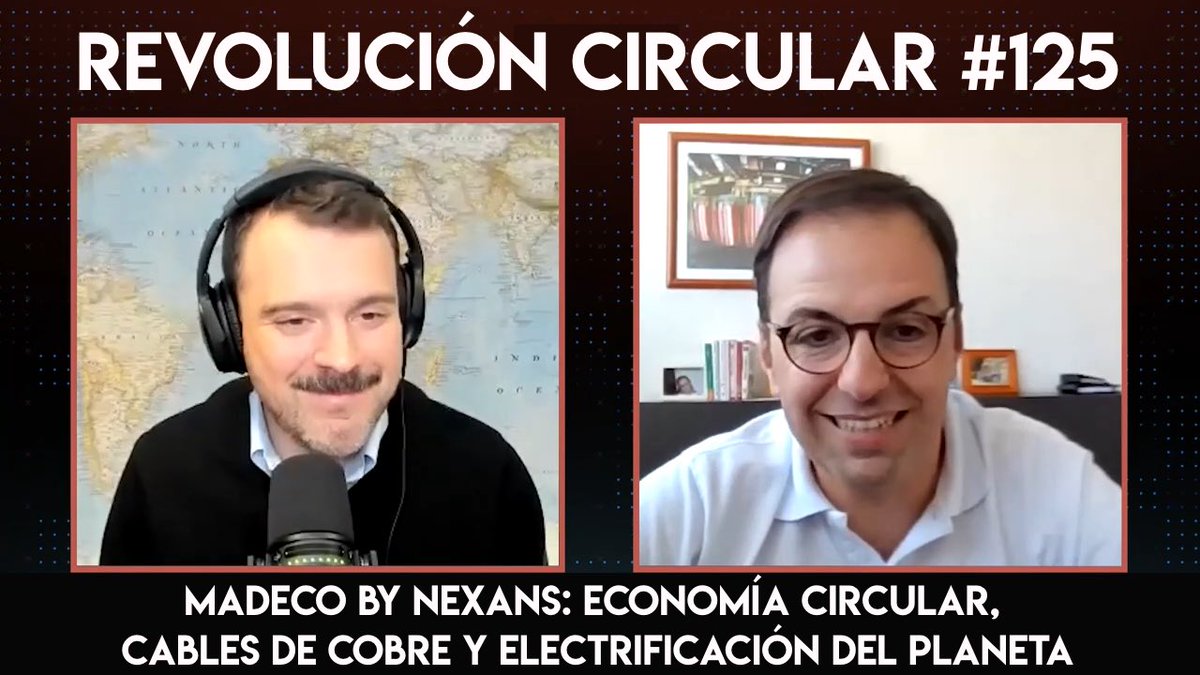 petarostojic's tweet photo. Capítulo #125 de @RevoluCircular con Alonso Fernández, CFO y Líder Sustentabilidad #Madeco by @Nexans_, conversando sobre importancia de cables de cobre para electrificación y transición hacia #economíacircular
▶️ https://t.co/DTZbkhVAJU
✅ Presentado por: @AngloAmericanCL https://t.co/ykE77GOvQ3