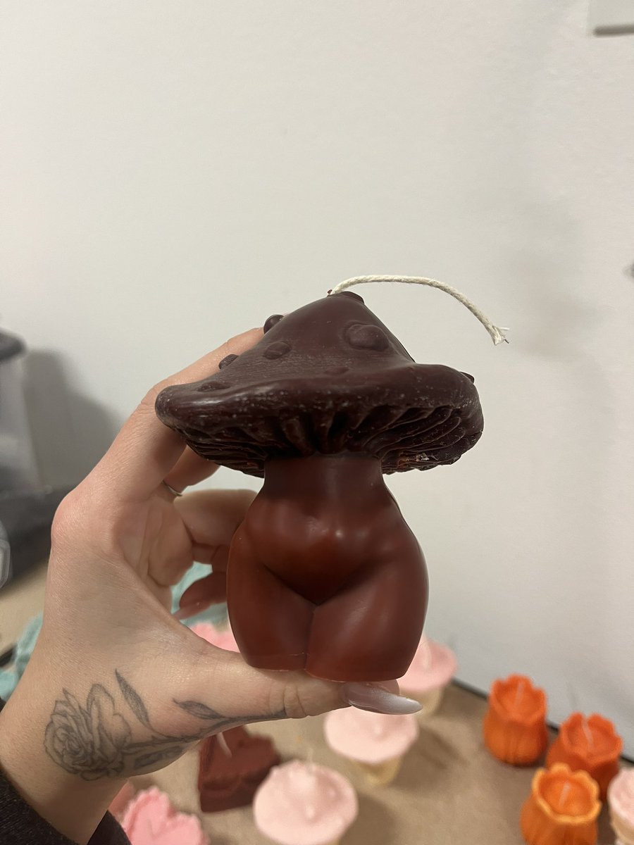 KT_bug_x's tweet photo. I decided to make some brown sugar and fig mushroom ladies as well today 🤎 https://t.co/57WbPNKp0w