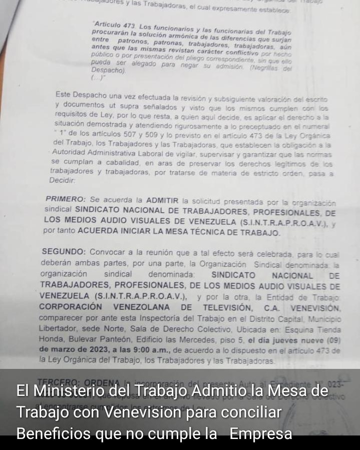 Sintraproavemp1's tweet image. 🗣️📢📑 INFORMACIÓN IMPORTANTE #Venevision #venevisionmedia #vplus #sindicato #sintraproav