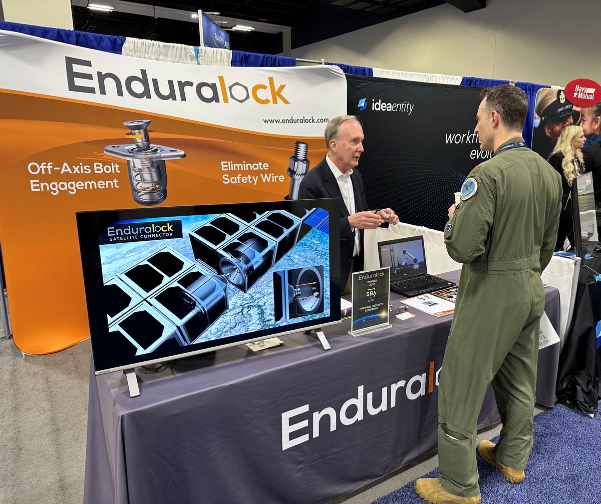 Enduralock's tweet photo. We are up and running here at the AFA Warfare Symposium! Come check us out at booth #1432! 
#usaf #afawarefaresymposium https://t.co/cAltxK6sml