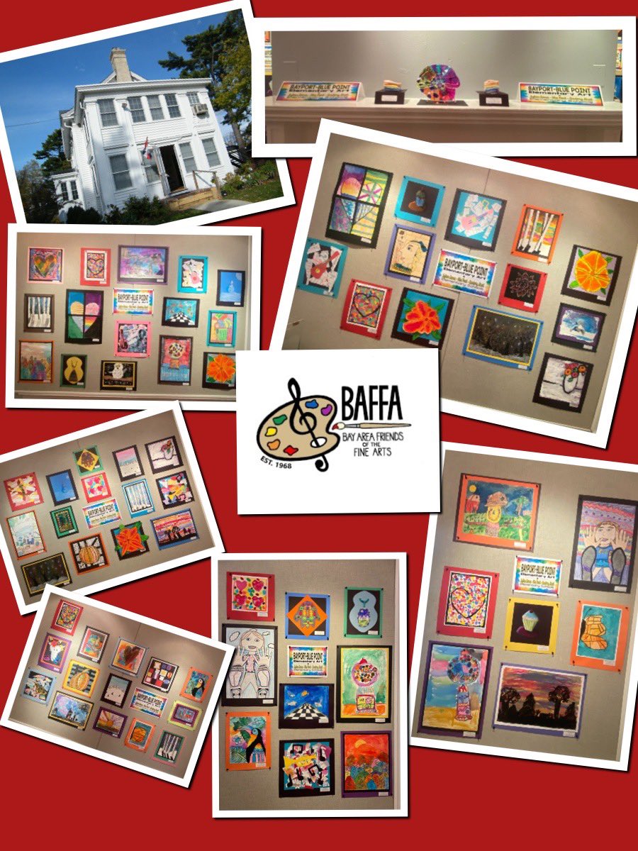 mrs_bbp's tweet photo. Such a beautiful and historic space for showcasing student artwork! March 11-12 from 1-4 at the Gillette House: 47 Gillette Ave. in Sayville. @MsWhitneyBBPArt and I are so excited for the BAFFA Elementary Art Show! @BBPSylvan @BPESchool @AcademyBBP @BBPArtandMusic @BBPSchools https://t.co/kc5K2lhX2q