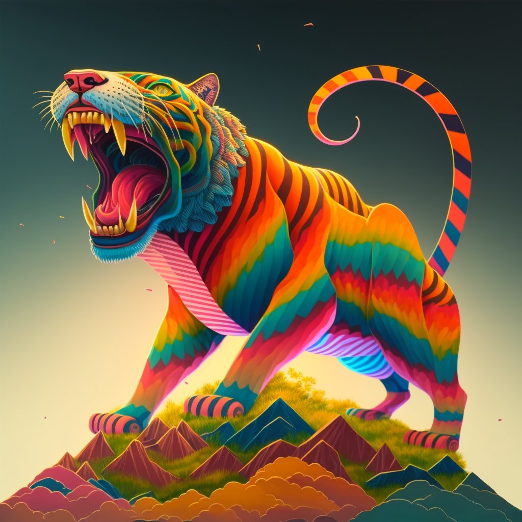 ROARRRR #midjourney #aiartwork