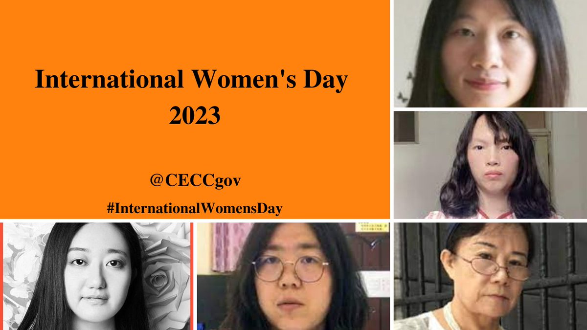 The Chairs will never forget those detained in China &  will work for the release of political prisoners such as #LiQiaochu, #LiYuhan, #HuangXueqin, #HeFangmei, & #ZhangZhan. We will continue to seek justice for the 2014 death of #CaoShunli in detention. #InternationalWomensDay