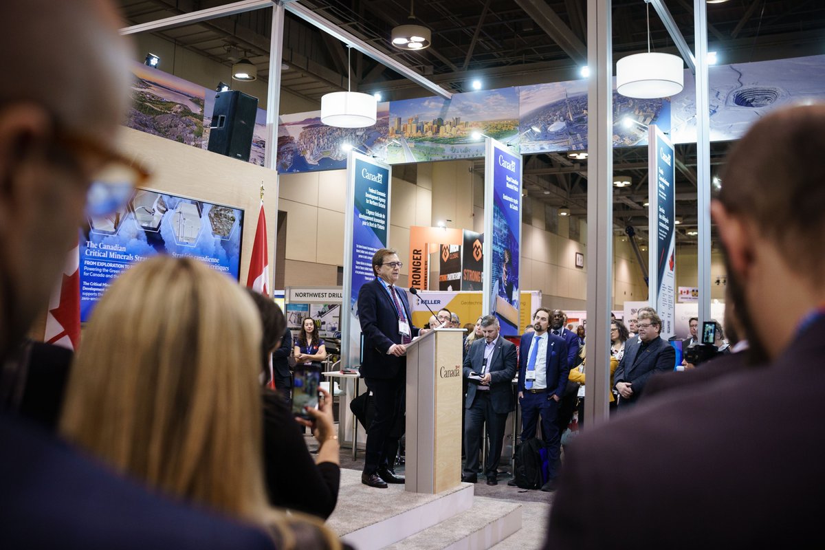 The sustainable development of #CriticalMinerals is a generational economic opportunity for Canada. 

That's why we announced a further $344 million investment at #PDAC to support the critical mineral value chain. 

Learn more ▶️ canada.ca/en/natural-res…