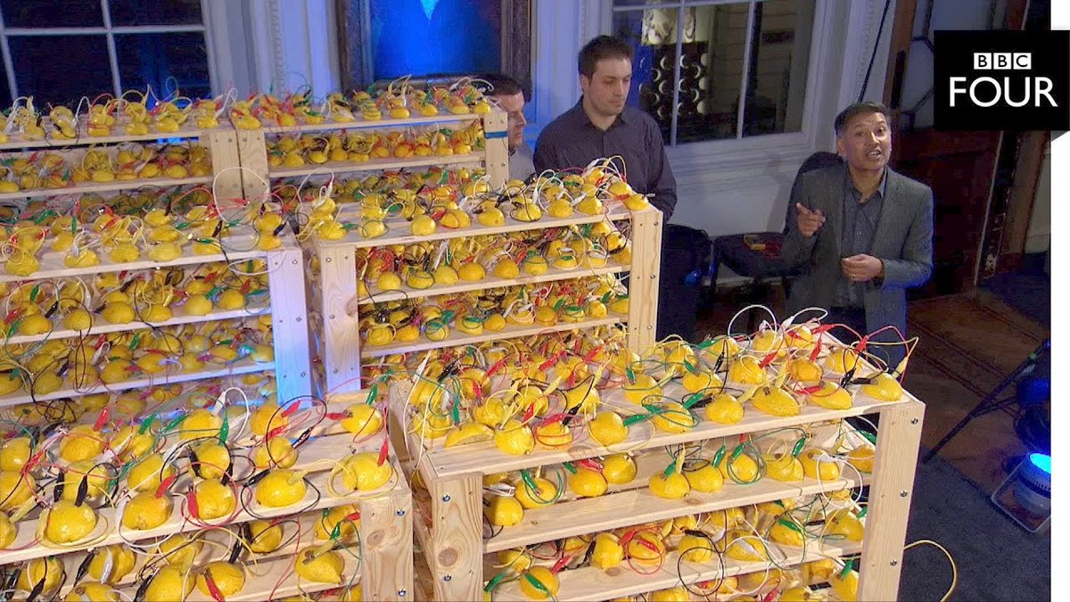 SaifulChemistry's tweet image. #OnThisDay 1799 the Royal Institution @Ri_Science was founded. Happy birthday!

Reminds me of my happy (&amp;amp; stressful) days doing the BBC RI #XmasLectures in 2016 on the theme of energy - where we  gained a Guinness World Record for the highest voltage lemon battery.