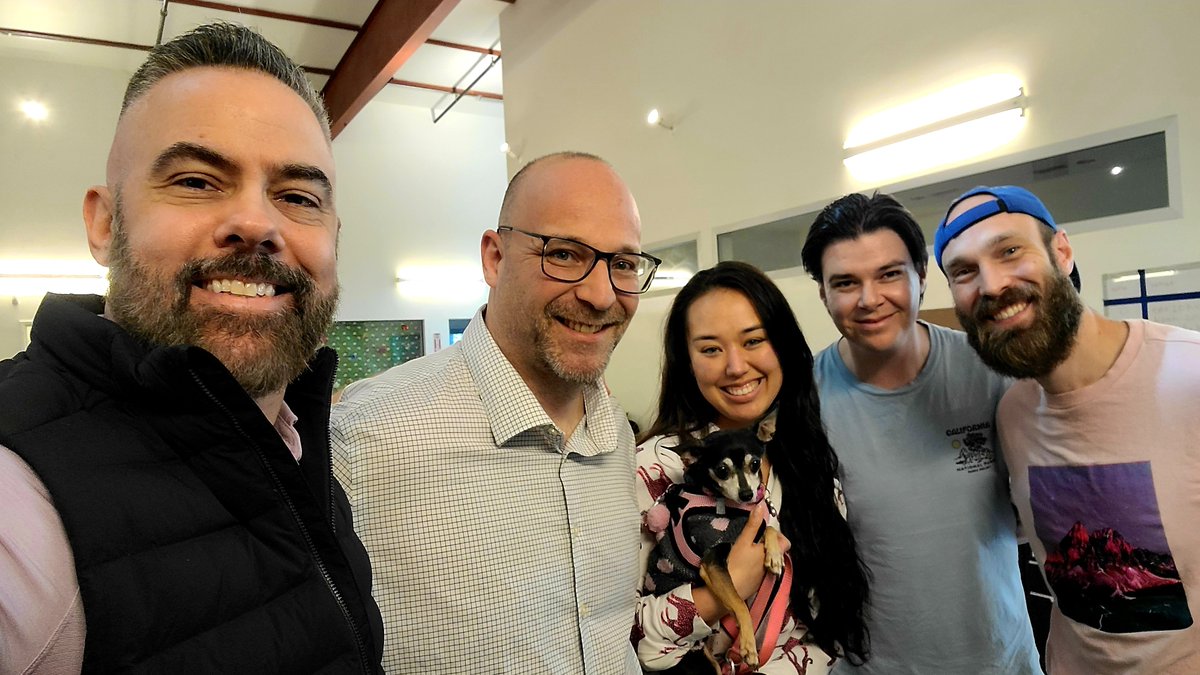 iCyclone's tweet photo. Stopped at Jukin Media in L.A. to watch rough cuts of 2 episodes of my intense series #MissionHurricane. Meet the editing team: Head Honcho Sean, Madelyn, Marshall, &amp; Corbin! They make the magic happen—&amp; they're becoming wx nerds working on this show.😎 Premiere date coming soon! https://t.co/Yyza7fOWtX