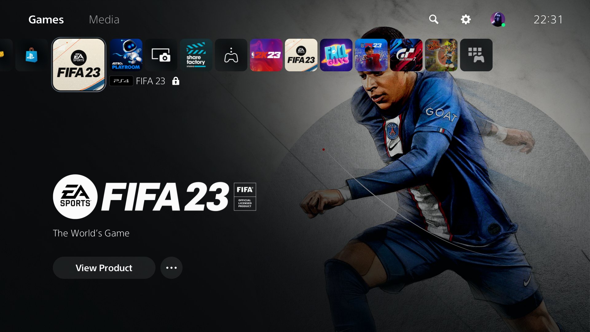 Matt Craig on X: On PS5, if you have the PS4 version of FIFA 23 as well  how do you play it on different accounts without it being locked? Starting  filming for