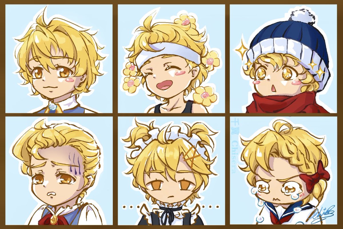 Chisera_QY's tweet photo. Emotes for my #OC :3 https://t.co/GvB5n60qKi