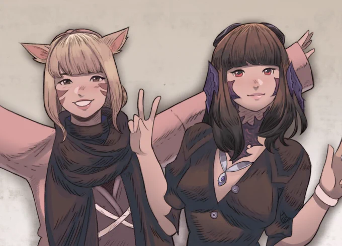 cute fiverr ffxiv commission ! 