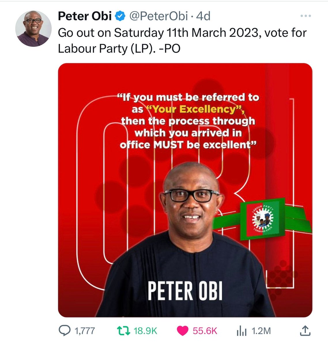 DocOmeiza's tweet photo. Fellow ObiDattis,
Yet again
I urge you to
Vote eeellluuu pppeeeee
From top to bottom.
#VotePDAPCOut
ππΏππΏππΏππΏππΏππΏππΏππΏππΏππΏ https://t.co/Fa1pkmwXgr