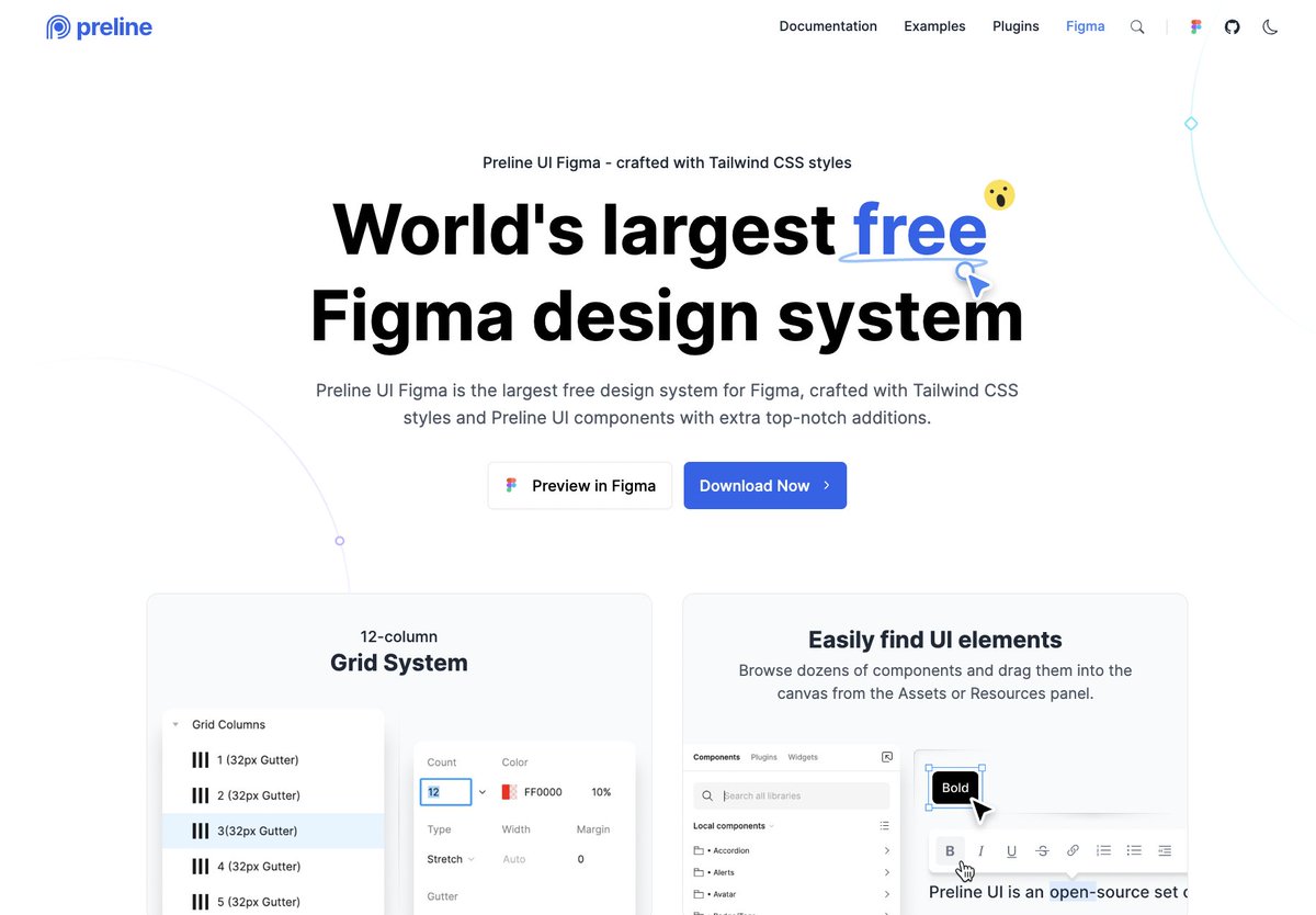 Dandelion2Wine's tweet image. Preline UI Figma - is the largest free design system for Figma, that is complete and works with Tailwind CSS🌿
figma.com/community/file…