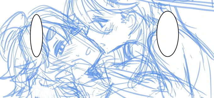 ミオスレ漫画のネームの一部 