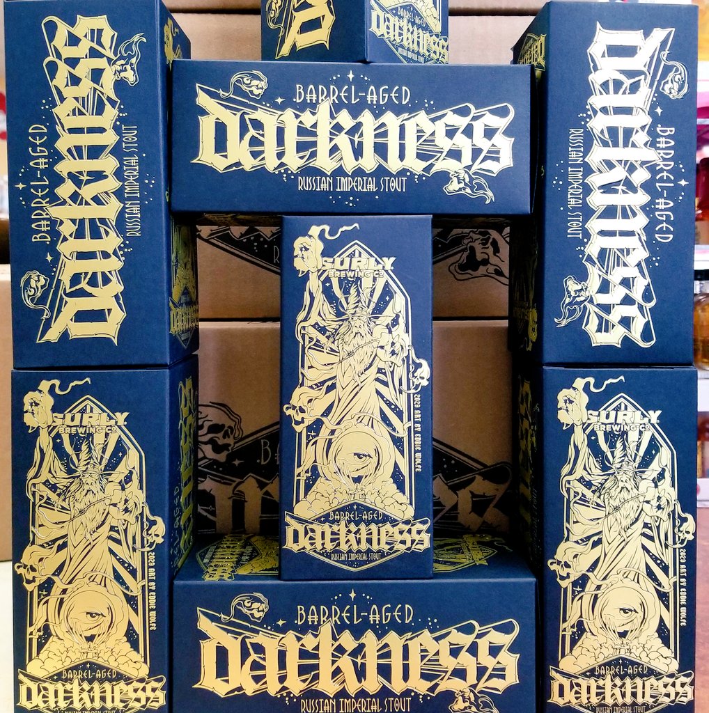 CityViewLiquor's tweet photo. Yes, you saw correctly.
🍻🔥😎🔥🍻 @surlybrewing #BADarkness #BarrelAgedLiquidTreasure #BarrelAgedBeer #BourbonBarrelAged #TastyToasties #LuxuriousLiquid #BadAssBeer #ImperialStout #StoutSeason #BarrelAged #LegendaryLiquid #SweetSeasonalSelections #NewBeerArrivals https://t.co/lA6MW59pWF