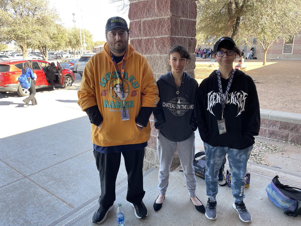 NTO_Yearbook's tweet photo. Which one is Mr. Hamilton? The resemblance is uncanny! If your an NTO learner that dressed up for the learner/facilitator swap day, email Ms. Rodriguez so they can be featured in this year’s yearbook! #ntoyearbook #yearbook23 #ybk23 https://t.co/yFyGkIc70s